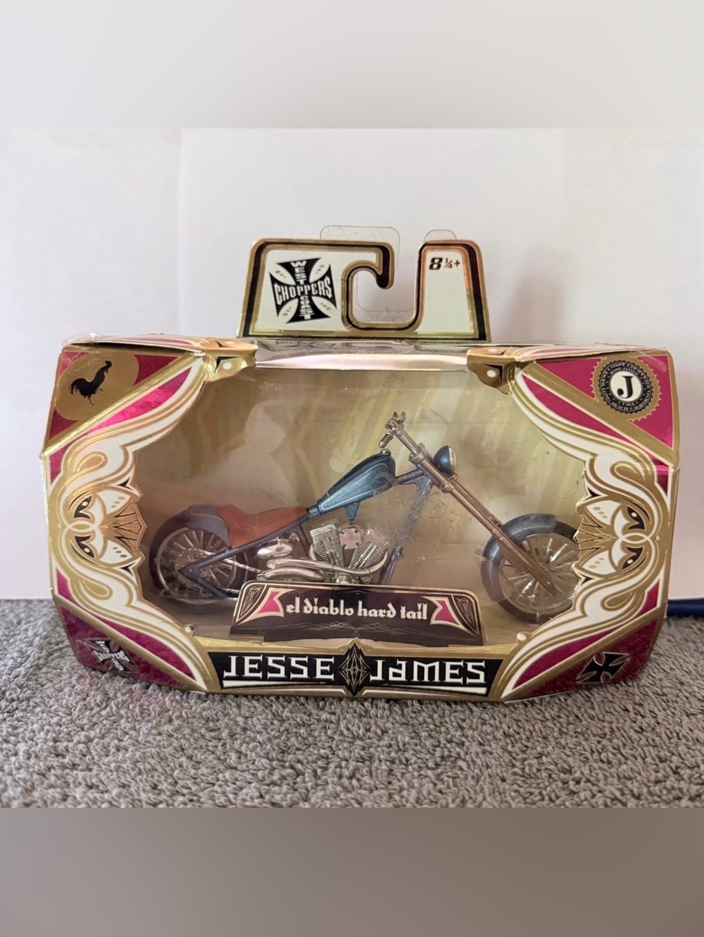 West Coast Choppers Jesse James El Diablo Hard Tail Moto Bike (NIB)